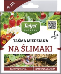 Taśma miedziana na ślimaki samoprzylepna 4 m Target