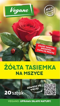 Żółte tasiemki na mszyce Vegano 20 szt.